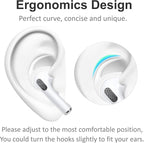 A-Focus Anti-Slip Set for AirPods 4 Silicone Adjustable Ear Hook Ergonomic Design Wings Wingtip Ear Hooks Tips Strap Sport Earbuds Accessories Eartip Compatible with AirPods 4th Black