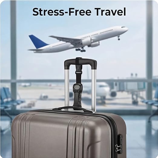 Portable Digital Luggage Scale, 50kg/110lb Capacity with LCD Display, Electronic Hanging Weight Scale for Travel, Suitcase (Include an Instruction Manual)