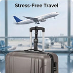 Portable Digital Luggage Scale, 50kg/110lb Capacity with LCD Display, Electronic Hanging Weight Scale for Travel, Suitcase (Include an Instruction Manual)