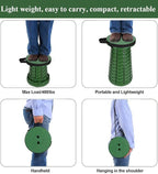 Fishboy Upgraded Collapsible Stool, 400lbs Max Weight, Lightweight But Sturdy, Portable Retractable Folding Telescoping Foldable Camping Stool for Adults Outdoor Fishing Hiking BBQ