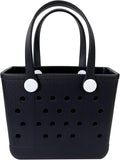 Lightweight Extra large Rubber Beach Bag Small mini Tote Bag for Gym Waterproof medium Open Handbag for Pool Sports