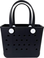 Lightweight Extra large Rubber Beach Bag Small mini Tote Bag for Gym Waterproof medium Open Handbag for Pool Sports