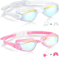 Aegend Swim Goggles for Kids Youth 3-14 Anti-Fog Anti-UV Comfort Fit Goggles for Swimming