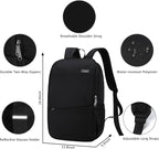 MAXTOP Deep Storage Laptop Backpack with USB Charging Port[Water Resistant] College Computer Bookbag Fits 16 Inch Laptop