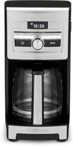 Cuisinart Personal Brew™ 12-Cup Coffee Maker, Automatic Coffee Machine, Programmable Coffee Maker for Home Brewing Convenience with Adjustable Brew Strength, Stainless Steel/Black, DCC-12