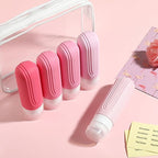 Travel Bottles for Toiletries, 5 Pack TSA Approved Travel Size Containers, 3oz Leak Proof Refillable Travel Accessories for Shampoo Conditioner, BPA Free Travel Bottles with Toiletry Bag