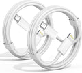 Exeric USB C to Lightning Cable 6FT 2Pack [MFi Certified] Type C iPhone Charger Cord Power Delivery iPhone Fast Charger Cable for iPhone 14 13 12 11 Pro Max Xr Xs 8 7 6 Plus