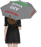 Custom Umbrellas Personalized Umbrella with Pictures Logo Text Customize Foldable Umbrella Compact Travel Umbrella Gifts for Men Women
