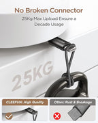 CLEEFUN Short USB C Cable 1ft, 5-Pack USB A to Type C Charger Cord Fast Charging for iPhone 17 16 15 Pro Max Air Plus, for Samsung Galaxy S25 S24 S23 S22 S21 S20 A17 A16 A15 A56 A55 A26 A35 A36 A71