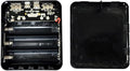 MOUDOAUER Charging Bank Solder Free Kit, Plastic Power Bank Box DIY Charging Case Power Display Free Welding Case for 3X 18650 Battery Parts