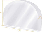 Shoulder Covers for Hanging Clothes (Set of 10) Breathable Garment Dust Covers Clothes Protectors Covers for Closet with 2" Gusset for Suit, Coats, Jackets, Dress