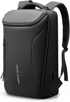 MARK RYDEN Business Backpack for Men, Waterproof High Tech Backpack with Sport Car Shape Design and USB Charging Port, Travel Laptop Backpack Fits 17.3 Inch Notebook (YKK-2 Pockets)