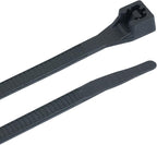 Gardner Bender 45-308UVB Cable Ties, 8 Inch, 75 lb tensile, Electrical Wire and Cord Management, Nylon Zip Tie, 15 pk, UV Resistant Black