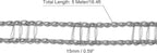 uxcell Portable Clothesline, 16.4ft Nylon Windproof Non-Slip Washing Line Rope for Courtyard Outdoor Travel Camping Laundry Drying, Dark Grey