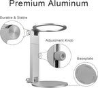 Pour Over Coffee Maker Stand,Adjustable & Foldable Portable Electric Espresso Machine Stand,Holder for Coffee Grinder,Universal Dripper,V60 Dripper,Travel Coffee Maker,Coffee Press Sliver