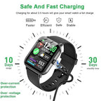 VeryFit Smart Watch Charger USB Magnetic Smartwatch Replacement Charging Cable Cord (2 Pack)