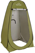 Your Choice Pop Up Privacy Tent, 3.9x3.9x6.2FT Portable Shower Tent for Camping, Waterproof Outdoor Changing Room with Carry Bag for Beach Hiking RV Fishing | Portable, for Camping, Beach, Hiking, with Carry Bag, Quick Setup