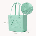 BOGG BAG Medium Tote – 15” x 12.5” x 5” – Durable, Washable, Tip-proof – Beach, Pool, Boat, Work, Sports (Under the Sea(foam))