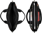 Laptop Shoulder Bag for Women Men, Waterproof Computer Case Messenger Bag Briefcase for Business Office Travel