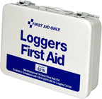 First Aid Only 5216 25-Person Weatherproof Metal Forestry Loggers First Aid Kit, 69 Pieces