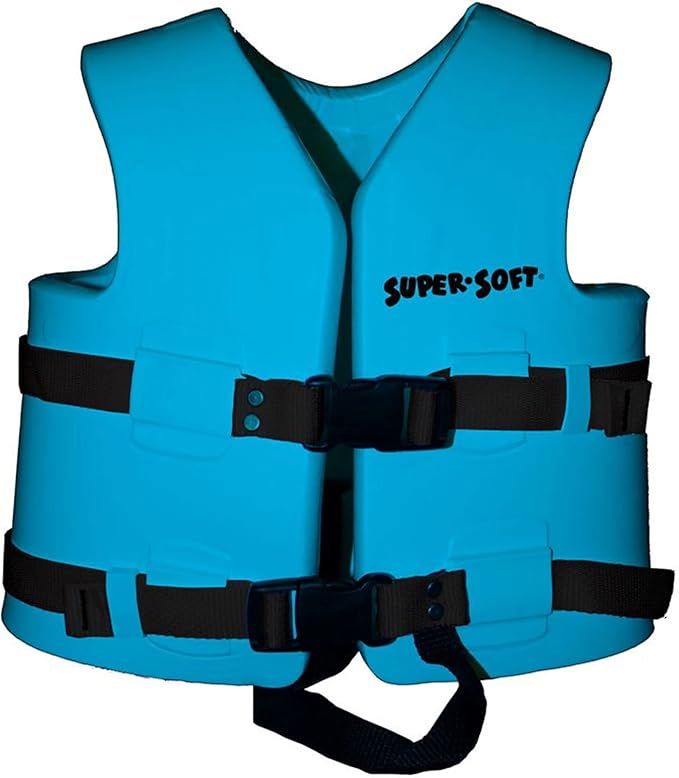 TRC Recreation Super Soft Child Life Jacket USCG Approved Vinyl Coated Foam Swim Vest for Kids Swimming Pool and Beach Gear