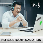 ARTIX CL750 Wired Headphones with Mic — Noise Isolating On-Ear Headphones for Computer and Laptop Wired, Plug in Corded Headphone with Wire (Foldable, Aux Jack 3.5mm)