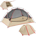 Clostnature Lightweight Backpacking Tent - 1/1.5/2/3/4/6 Person Ultralight Waterproof Camping Tent, 3 Season Large Size Easy Setup Tent for Family, Outdoor, Hiking and Mountaineering