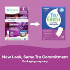 Tru Earth Compact Dry Laundry Detergent - Up to 128 Loads (64 Sheets) - Paraben-Free - Original Eco-Strip Liquidless Detergent, Travel - Lilac Breeze | Packaging May Vary