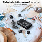 DOACE 500W Travel Voltage Converter, 220V to 110V Pure Sine Wave Step-Down Transformer for International Travel, Europe UK AU, Safe for Hair Straighteners, Cameras & Devices
