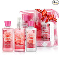 Bath and Body Care Travel Set - Home Spa Set with Body Lotion, Shower Gel and Fragrance Mist, Personal Body Care Travel Set for Birthday Christmas New Year Gifts(Japanese Cherry Blossom)