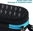 Swim Goggle Case For Swimming Goggles, Swimmer Gifts for Kids Teens Adults, Silicone Cases with Drain Hole