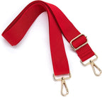 S&loyoe Thickened Solid Color Purse Straps Replacement Crossbody Bag Strap Adjustable Wide Guitar Straps for Handbags 1.5inch