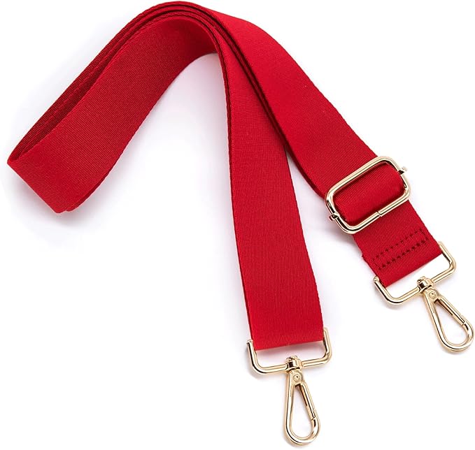 S&loyoe Thickened Solid Color Purse Straps Replacement Crossbody Bag Strap Adjustable Wide Guitar Straps for Handbags 1.5inch
