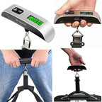 Luggage Weight Scale, 50kg 10g Digital Scale Electronic Kitchen Luggage Hanging Scale Weight Suitcase Travel Scale Baggage Bag Weight Tool,for Travel(with Strap)
