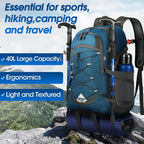 IGOLUMON Hiking Backpack 40L Packable Lightweight Camping Backpack Men Women Waterproof Hiking Daypack Outdoor Travel Daypack