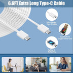 USB C Charger,25W Super Type C Fast Charging & 6.6FT USB C Charger Cable for Samsung Galaxy S26/S25/S25 Ultra/S25+/S24/S24 Ultra/S24+/S23/S23 Ultra/S23+/S22/S22 Ultra/S22+/S21/S21Ultra/S20/Note 10/20