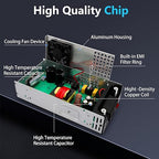 110V AC to 12V DC Converter, 12V 50A 600W Power Supply Transformer Adapter SMPS AC to DC Converter Switch Power Supply Max 50A 600W for CCTV Camera Security System Radio 3D Printer