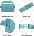 Fanny Pack Crossbody Bag for Women and Men, Belt Bag for Hiking Bum Bag with Adjustable Strap,Casual Cell Phone Pouch?Waist pack for Running Workout Sports Travel Light Blue