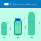 Nalgene 32 oz Wide Mouth Water Bottle | BPA-Free, Durable & Leak Proof, Lightweight Bottle for Hiking & Gym, Work & Travel