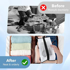 Shoe Travel Bags for Luggage, 4 Pack Waterproof Portable Travel Shoe Bags with Zipper and Handle for Organizer, Reusable Shoes Bag for Gym for Men Women