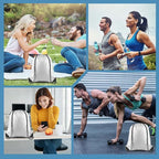 15 Pcs White Drawstring Bags Drawstring Backpack Bulk, PLULON String Backpack Cinch Sack Sport Gym Backpack Bags for Yoga Traveling Outdoor Sports