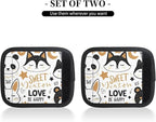 Funny Animals Series Pattern Luggage Handle Wraps 2 Pack for Suitcase, Handle Covers Suitcase Luggage Handle Wrap Luggage Tag Wraps Travel Accessories