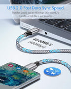 etguuds USB C to USB C Cable 2ft, 2-Pack 60W USBC to USBC Cord, Type C to C Charger Cable Fast Charging for iPhone 17 16 15 Pro Max Plus Air, Samsung Galaxy S25 S24 S23, for MacBook/iPad, Pixel