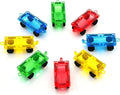 Mini Magnetic Tiles Cars Construction Set - 8 PCS Magnetic Car Base Compatiable with Mini & Standard Tiles, Magnet Building Blocks Expansion Set, Magnet Bricks Truck Toy for Boys & Girls