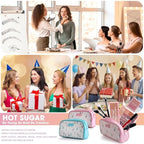 Hot Sugar Travel Makeup Kit All in One, Makeup Kit for Women Full Kit, Makeup Gift Set for Beginners and Professionals with Cosmetic Bag (Blue)