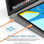3FT iPhone 17 16 15 Charger Fast Charging USB C Charger Block Type C Chagrer Fast Charging 2-Pack for iPhone 17/17 Plus/17 Pro/17 Pro Max/iPhone 16/16 Plus/16 Pro/16 Pro Max/15 Pro Max/Samsung(Orange)