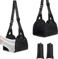 2-Pack Airplane Foot Hammock, Adjustable Travel Foot Rest for Plane, Train, Bus, Lightweight Travel Essentials for Long Flights, Comfortable Travel Accessories
