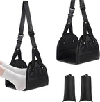 2-Pack Airplane Foot Hammock, Adjustable Travel Foot Rest for Plane, Train, Bus, Lightweight Travel Essentials for Long Flights, Comfortable Travel Accessories