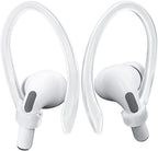 AirPods Ear Hooks - Upgraded Anti Slip Sports Clip Hooks for AirPods 1, 2, 3, 4, Pro and Pro 2 Transparent