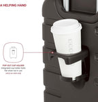 SwissGear 7366 Signature Hardside Expandable Luggage with Spinner Wheels, TSA Lock, Cup-Holder, Chocolate, 2-Piece Set (19/27)